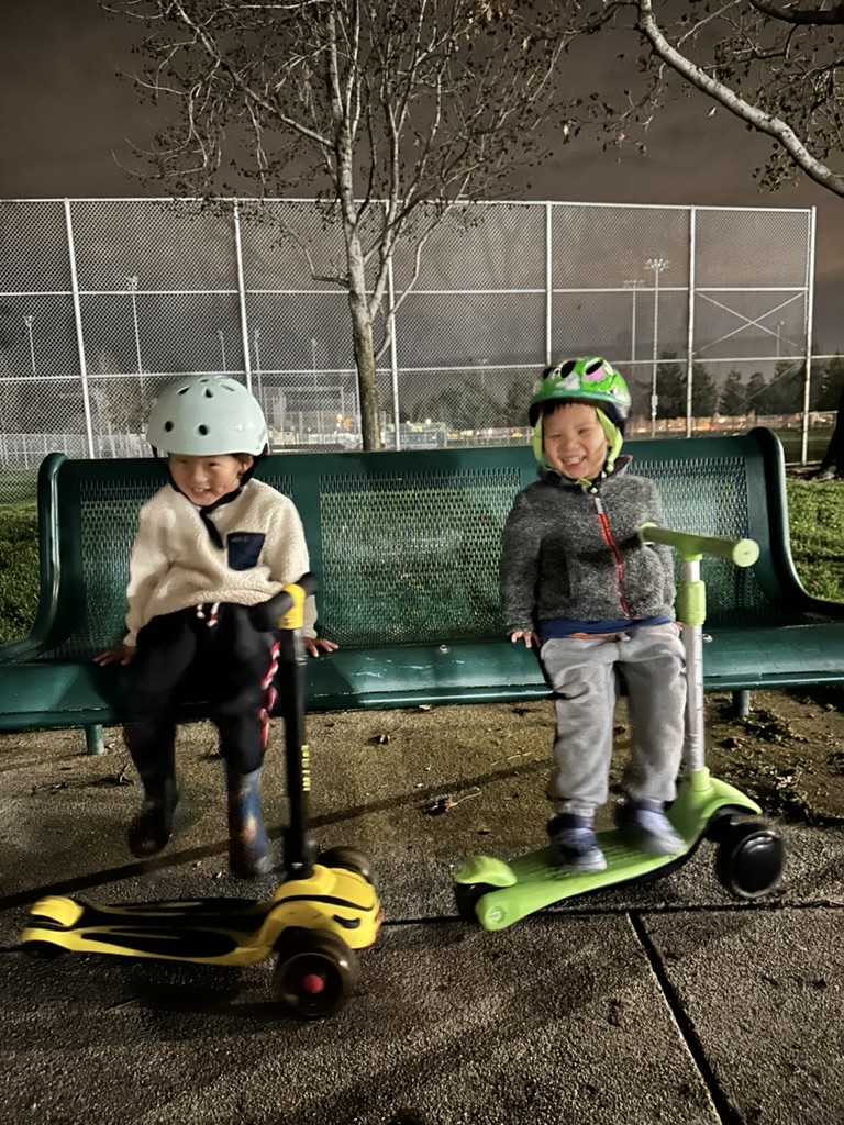 isaac and charlie playing