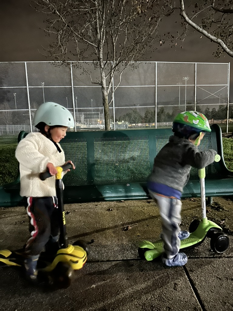 isaac and charlie playing